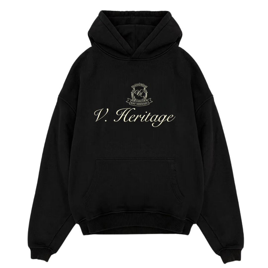 V Heritage Emblem Hoodie - Noir