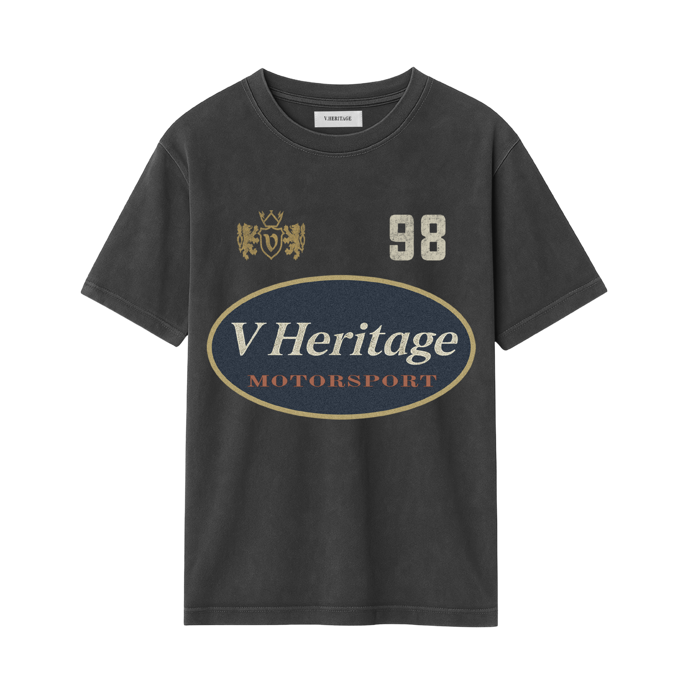 Motorsport Graphic T-Shirt - Dark Grey