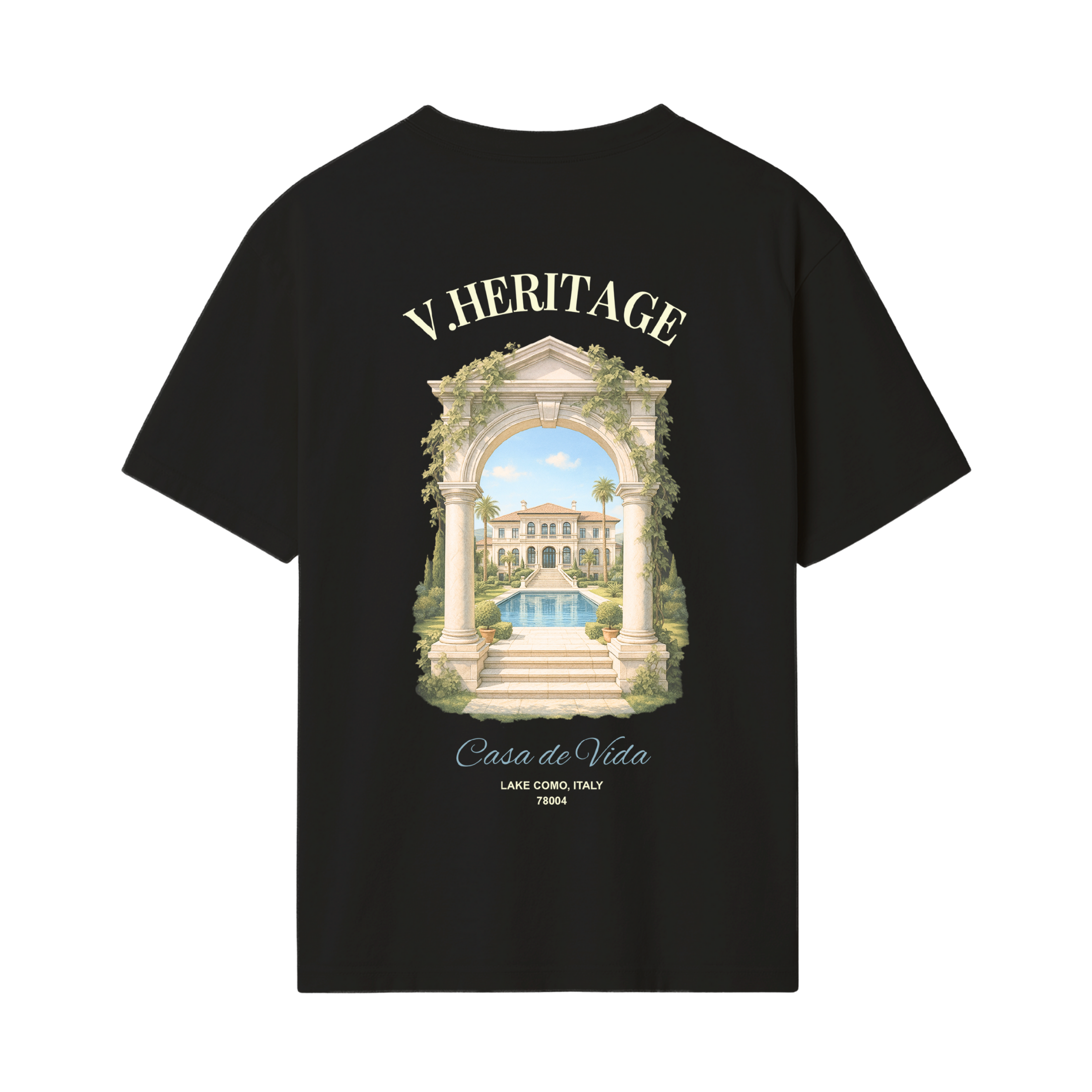 Casa De Vida Graphic T-Shirt - Black