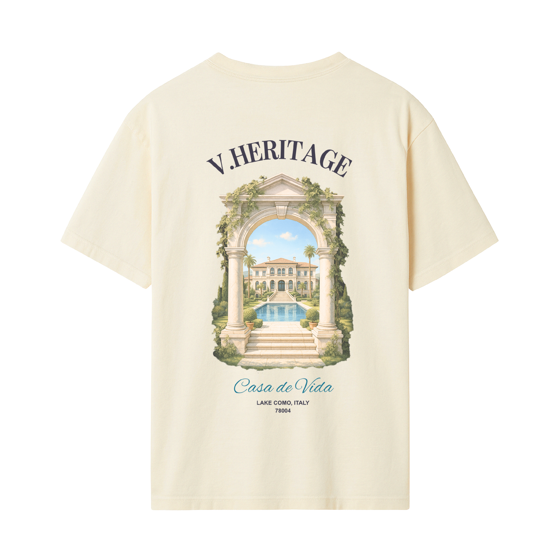 Casa De Vida Graphic T-Shirt - OffWhite