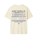 Property Of V Heritage Graphic T-Shirt - Buttercream
