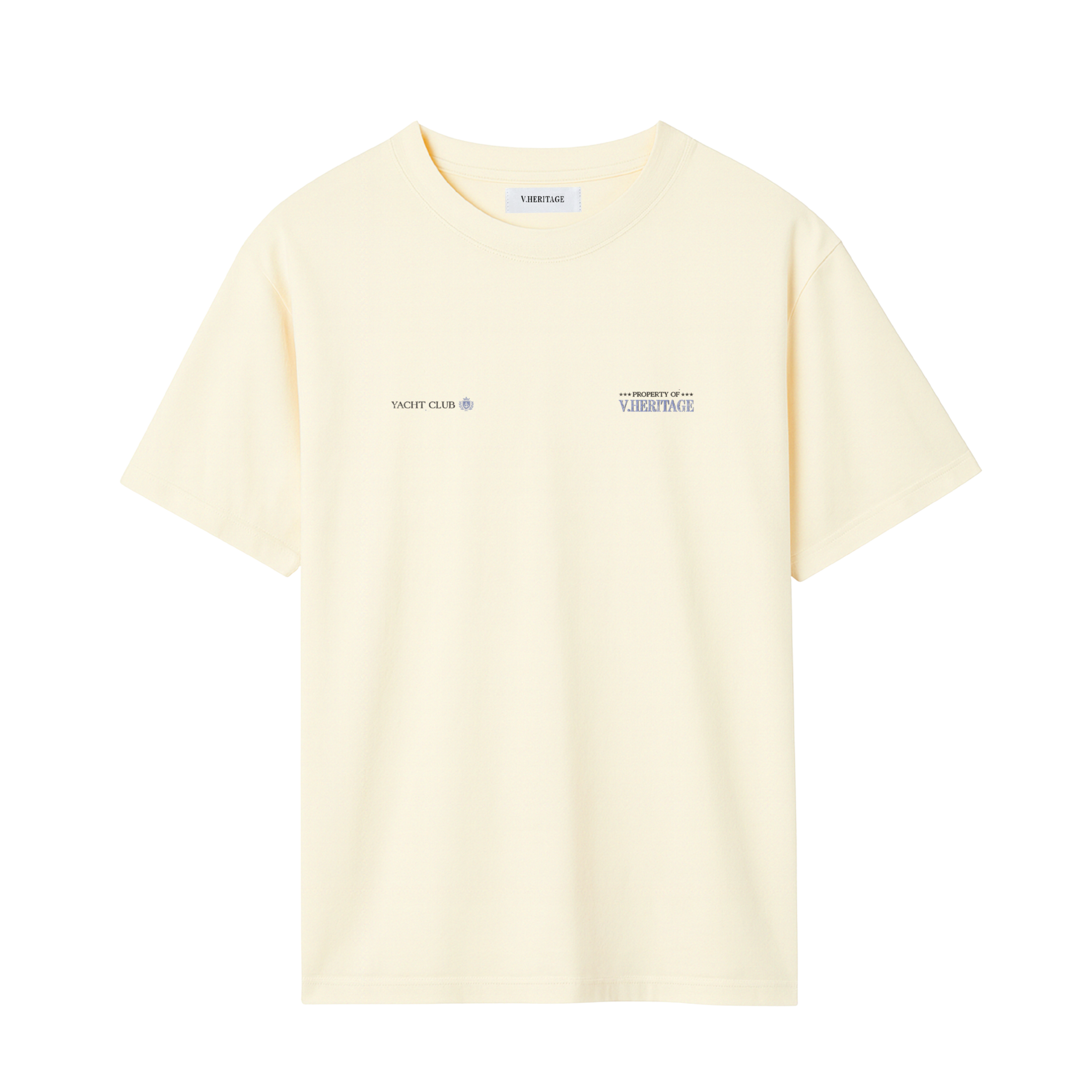 Property Of V Heritage Graphic T-Shirt - Buttercream