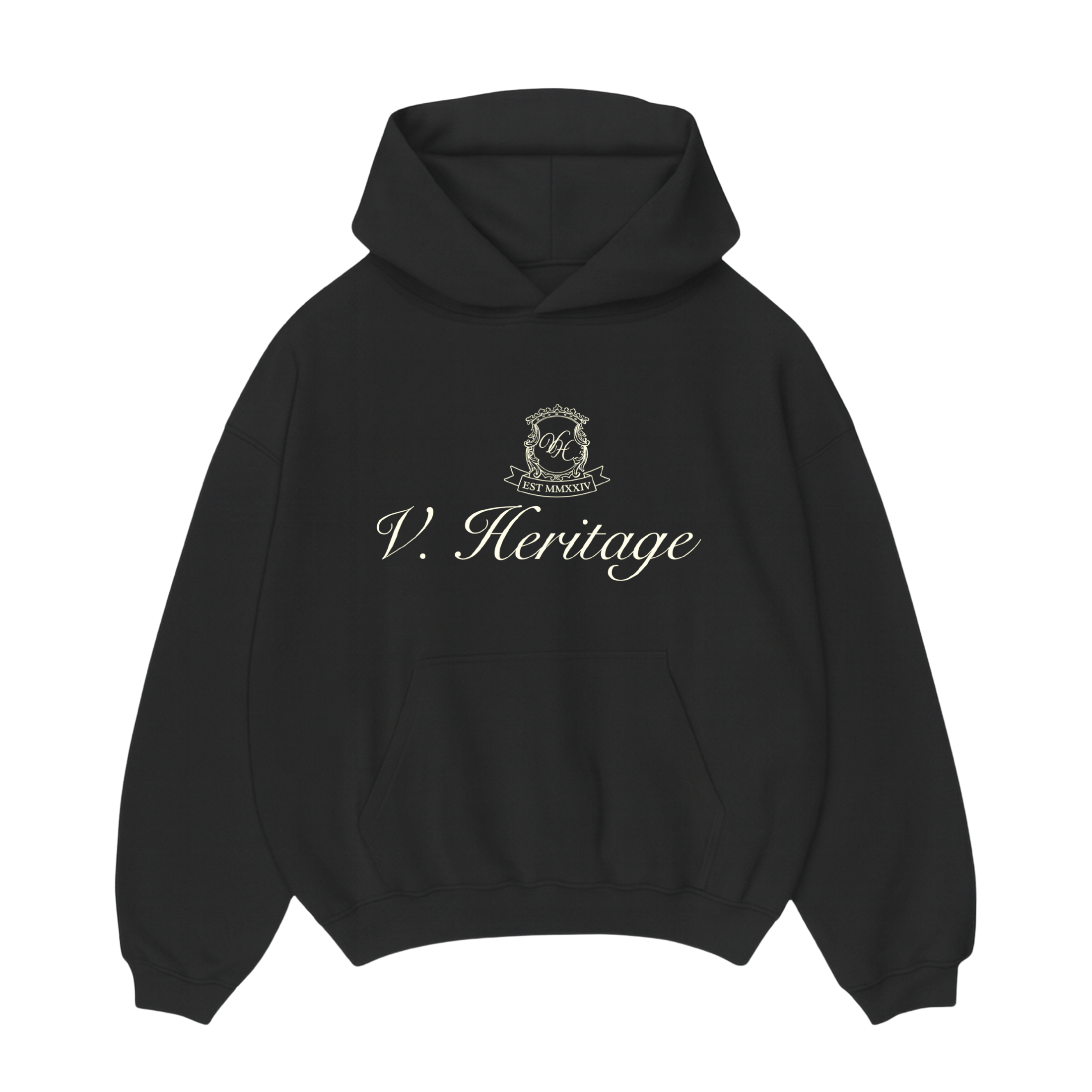 V Heritage Emblem Hoodie - Noir
