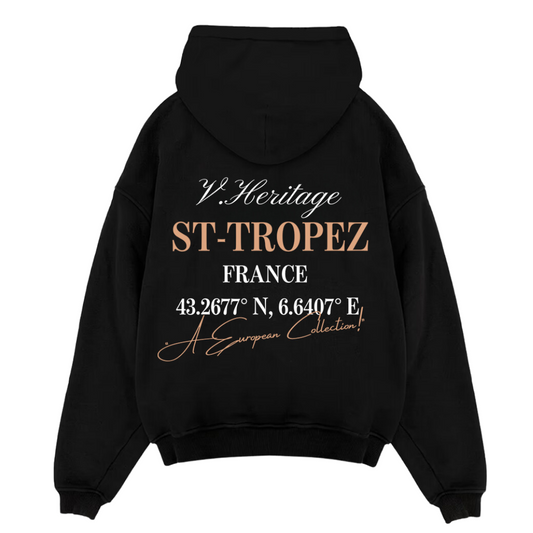 St Tropez Hoodie - Noir