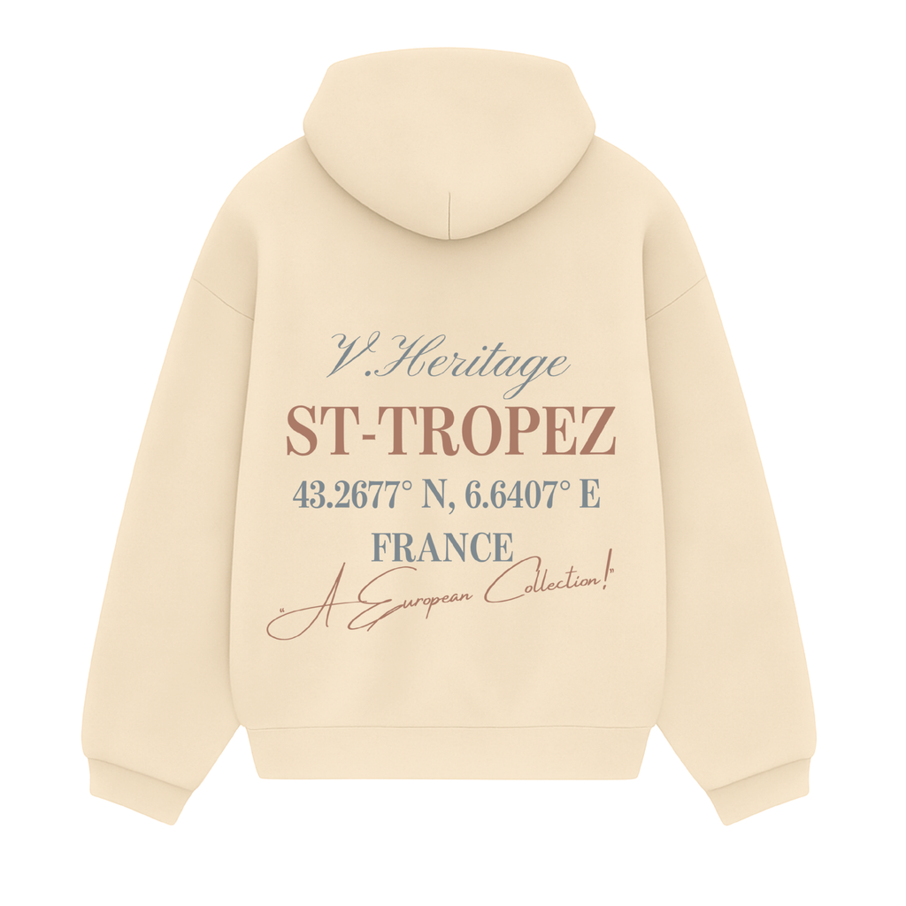 St Tropez Hoodie - Off-White