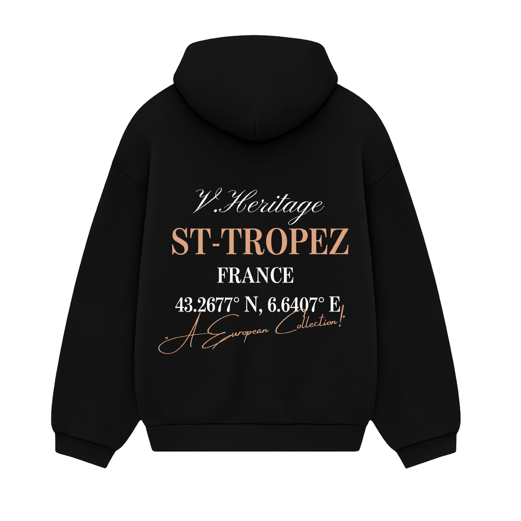St Tropez Hoodie - Noir