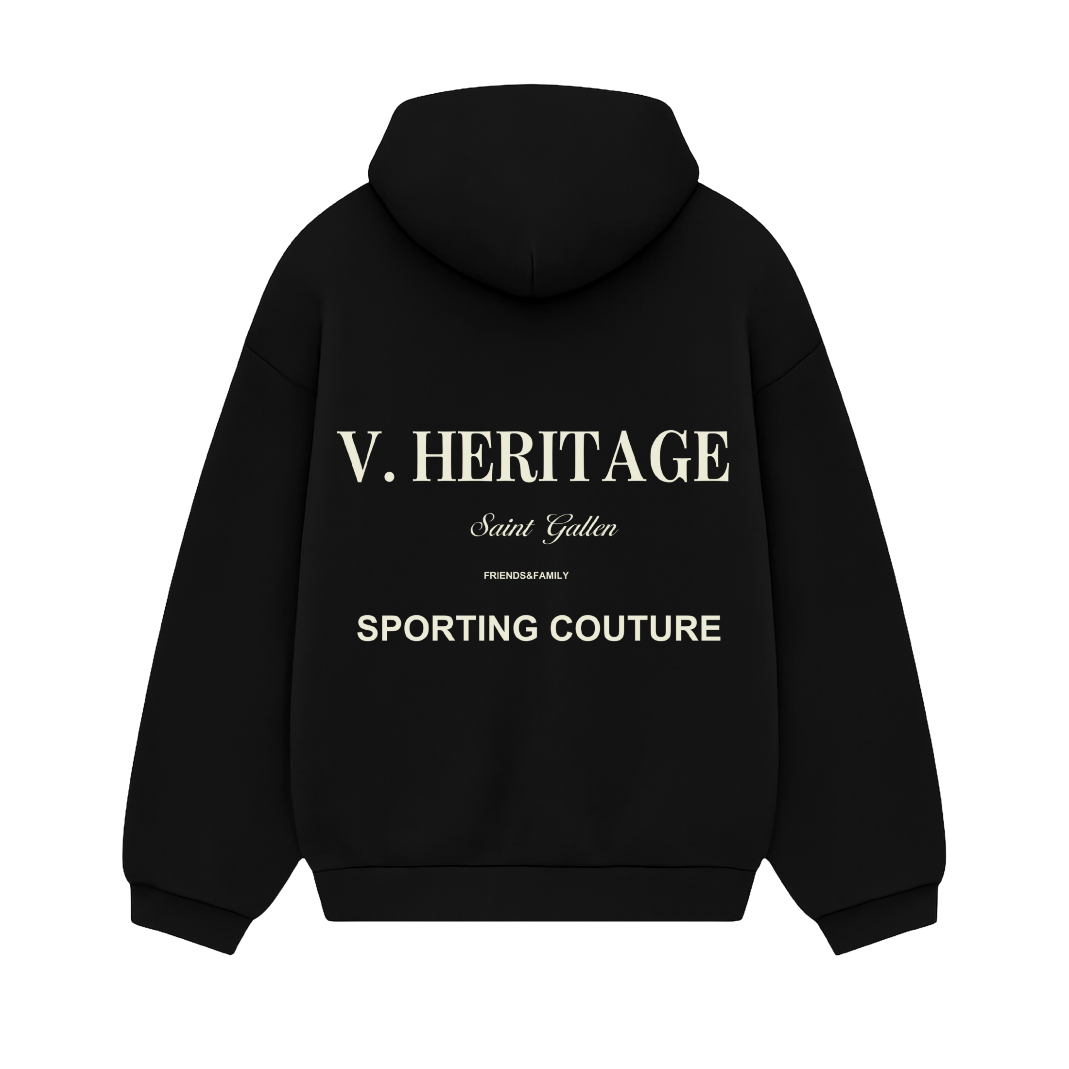 Sporting Couture Hoodie - Noir