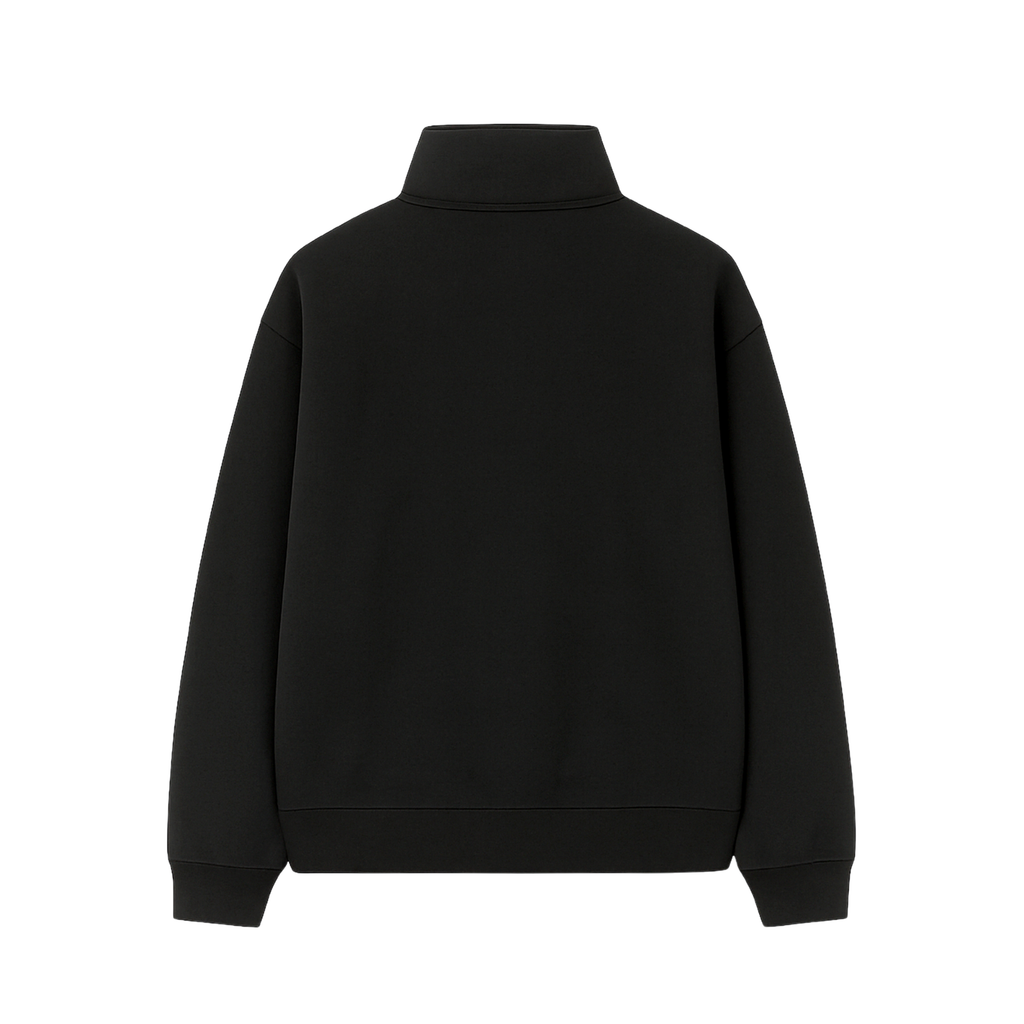 Monogram Quarter Zip - Gold/Black