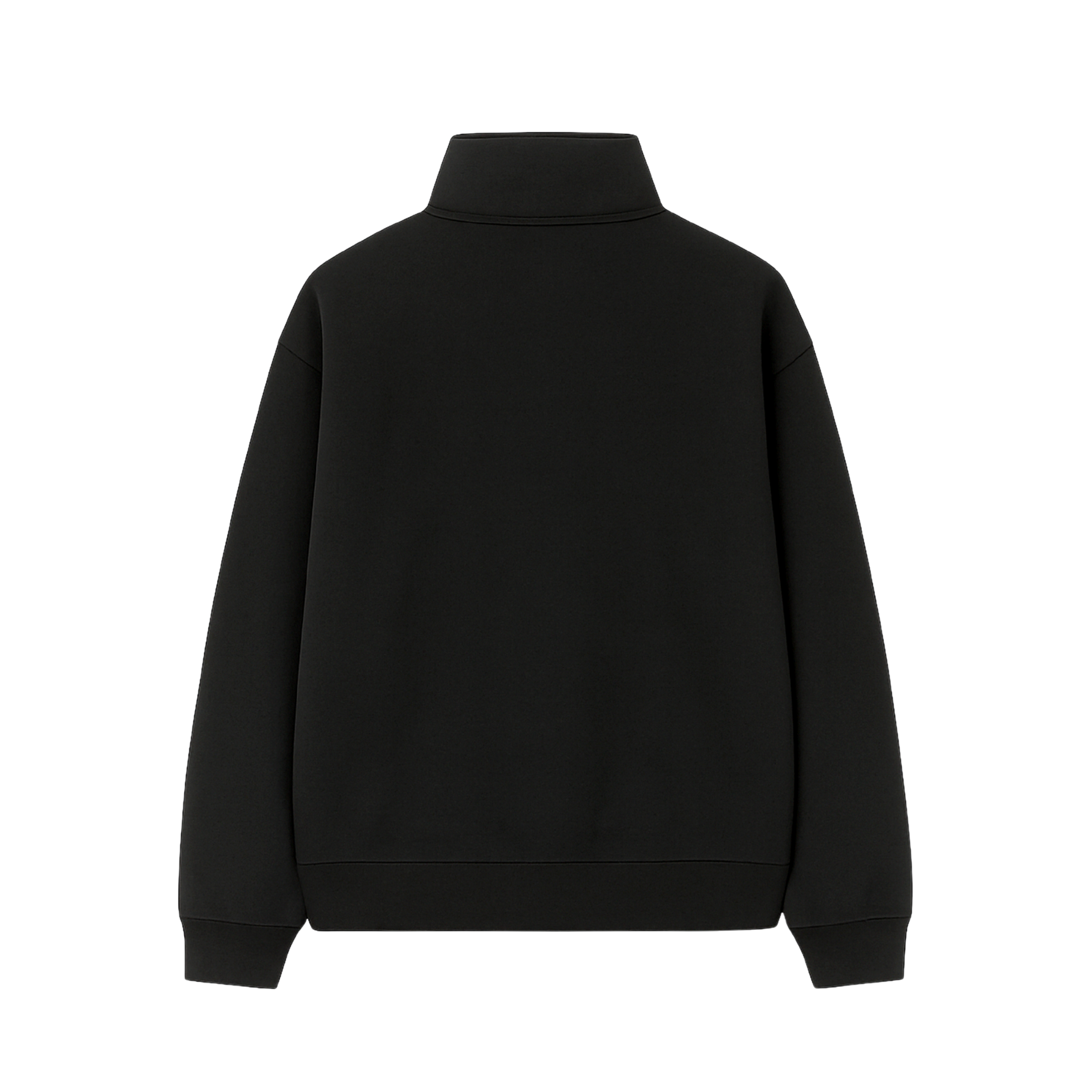 Monogram Quarter Zip - Gold/Black