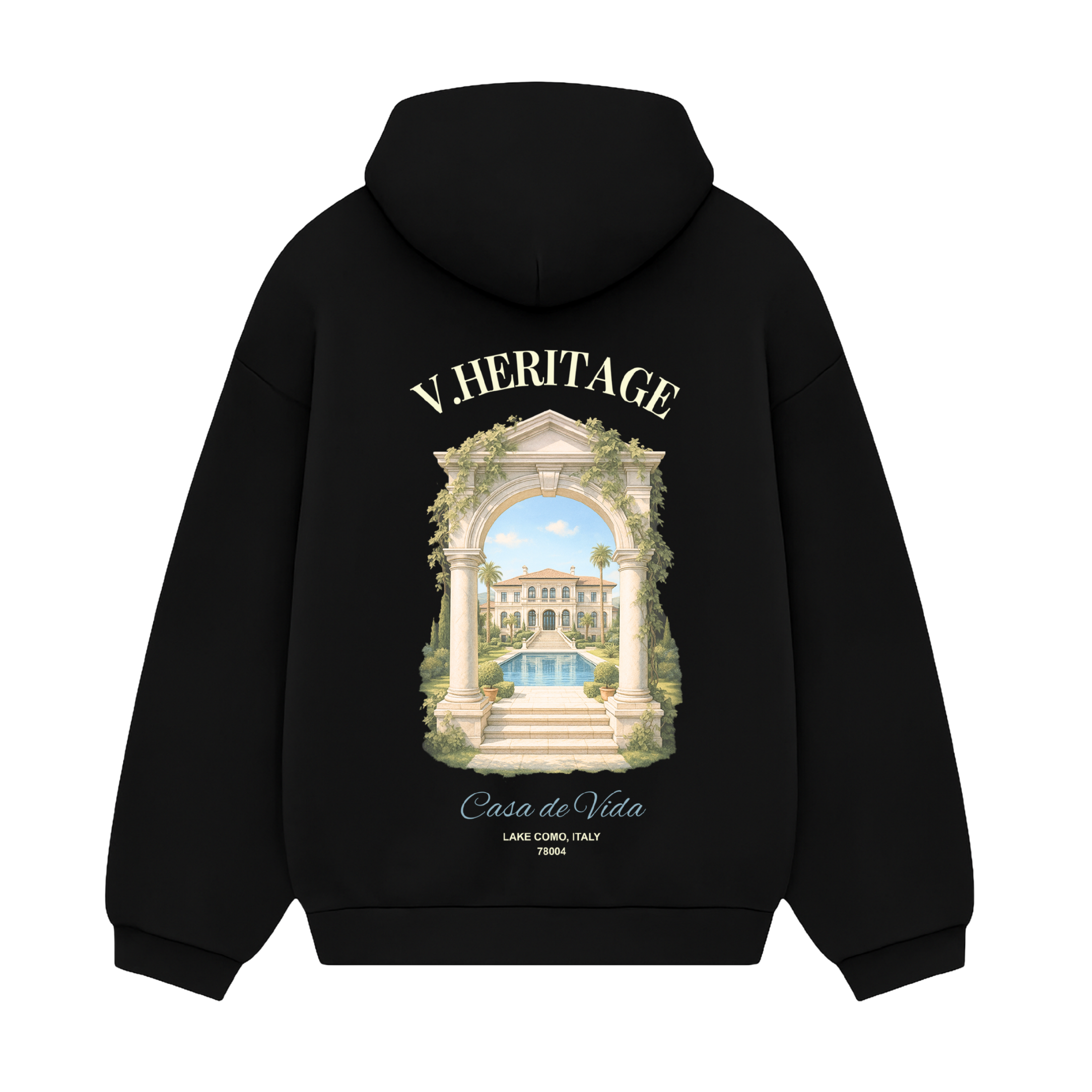 Casa De Vida Hoodie - Black