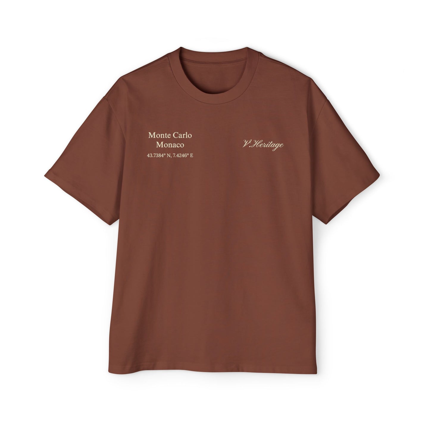 Premium Basics Tee SS24 - Cocoa/Ecru